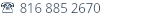 ' 816 885 2670